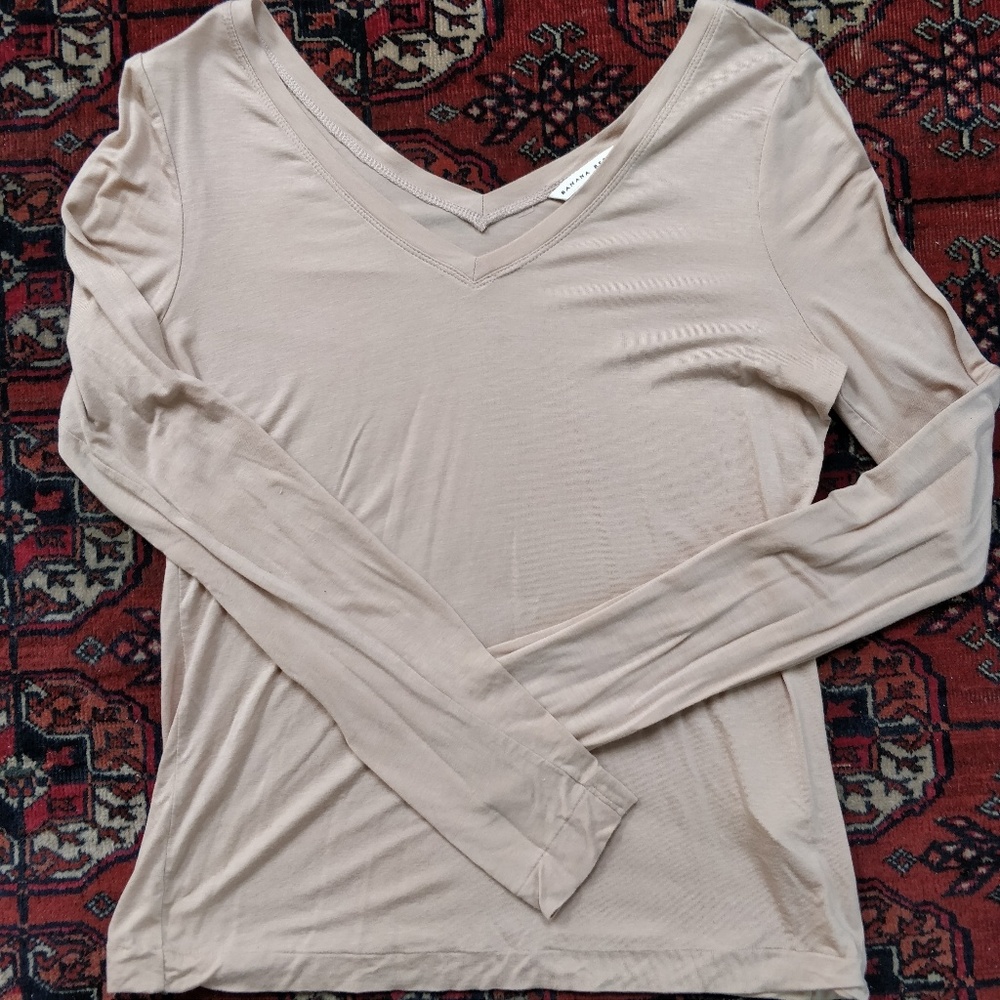 Double V Neck Top - image 1